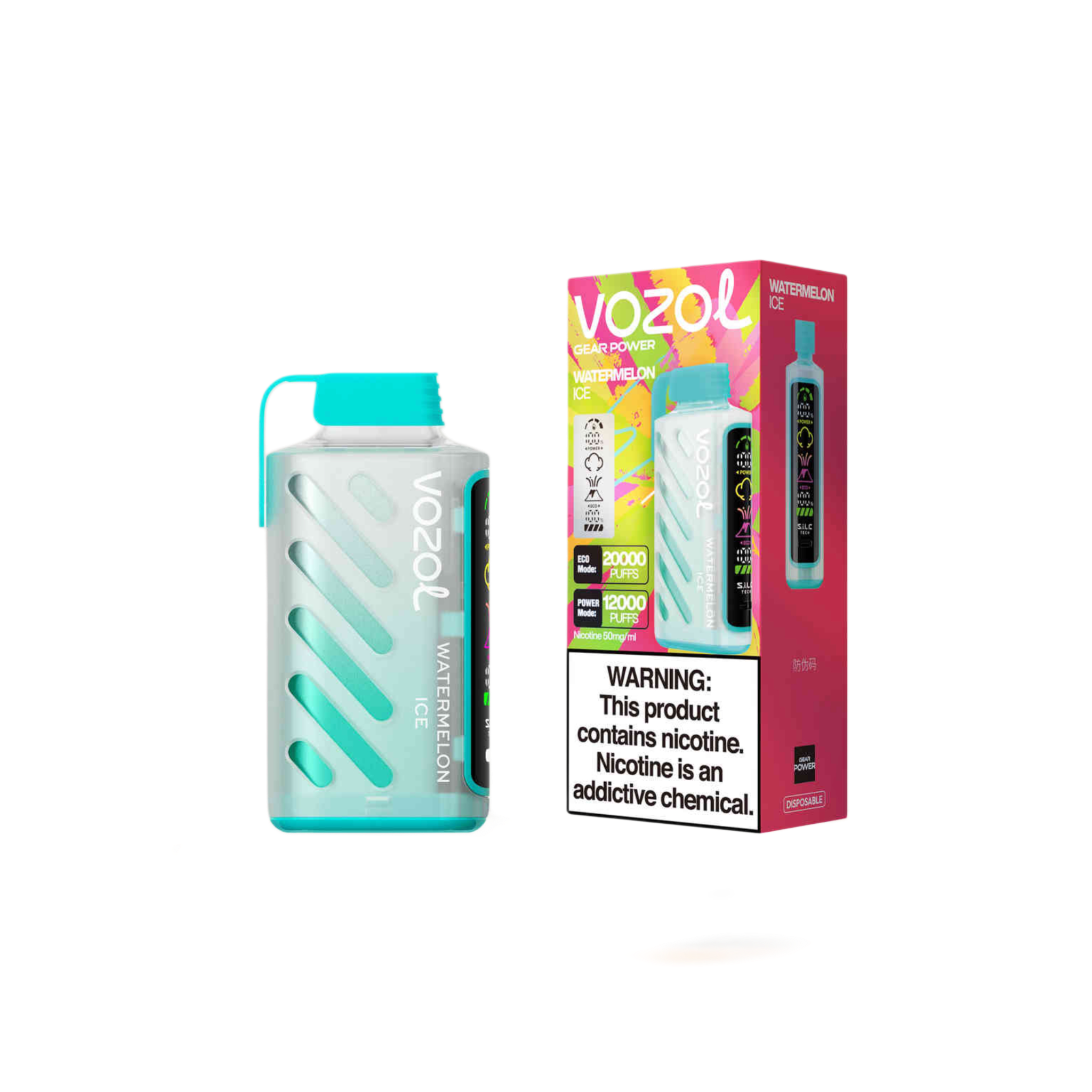Vaper Desechable Fumot Digital Box 12K Lush Ice